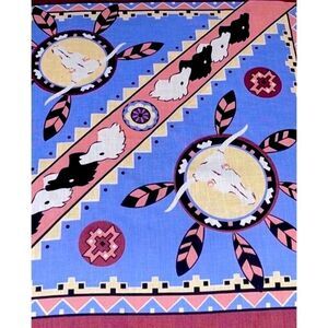 Vintage 1980 Native American Southwest Bandana
